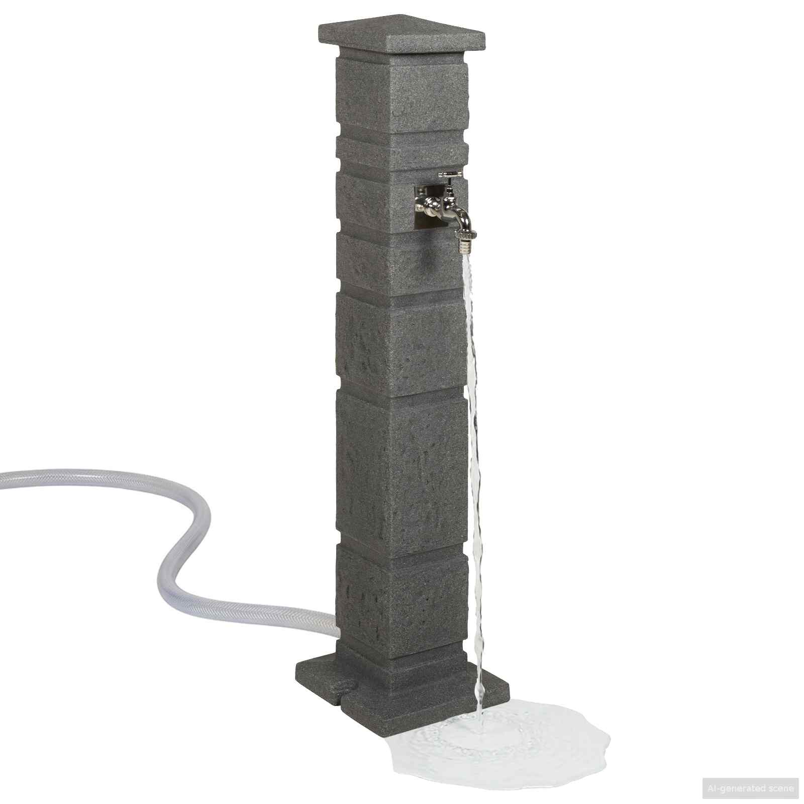 Garten-Tanker Anthrazit 26 x 26 x 101 cm PE