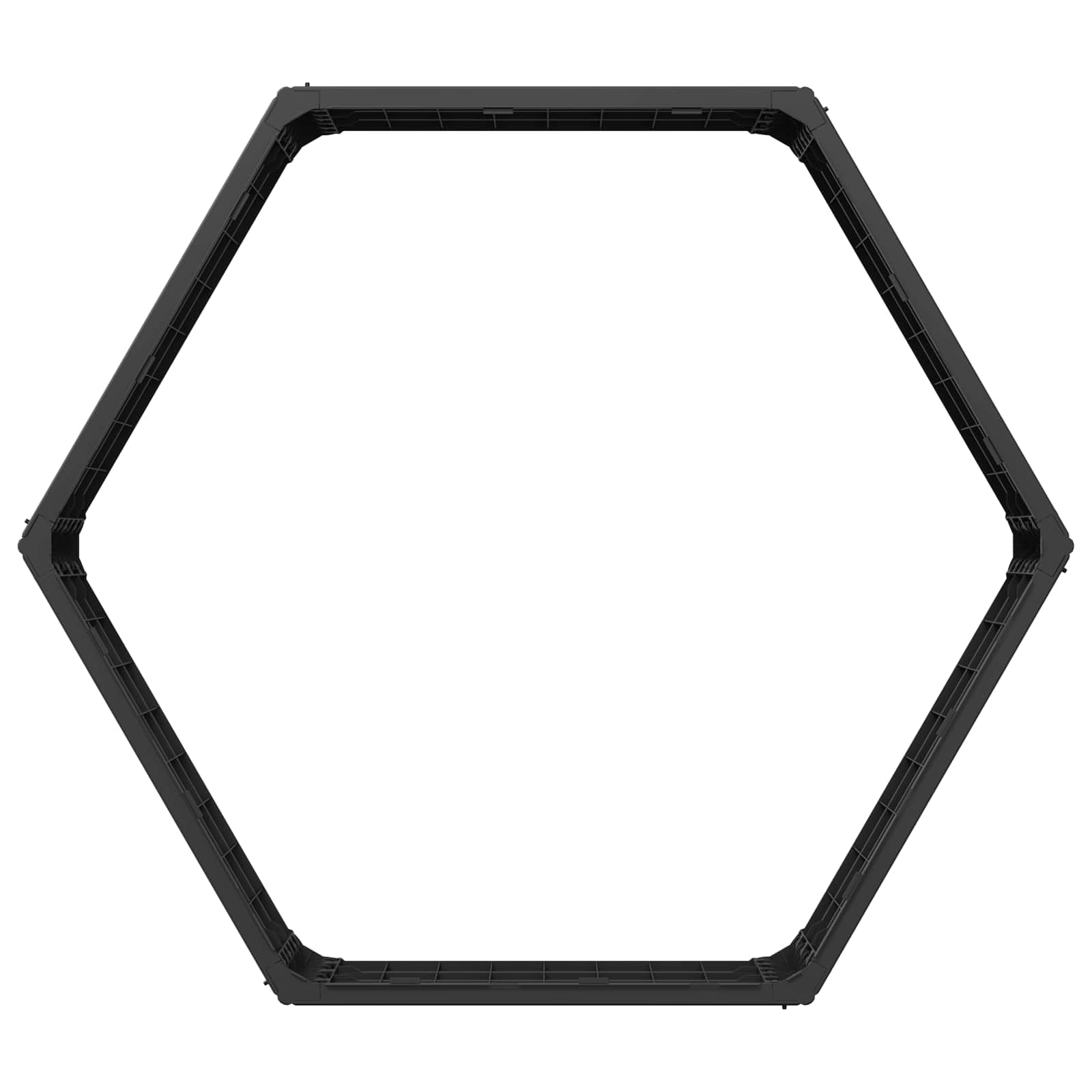 Hochbeet Schwarz 148 x 129 x 25 cm PP