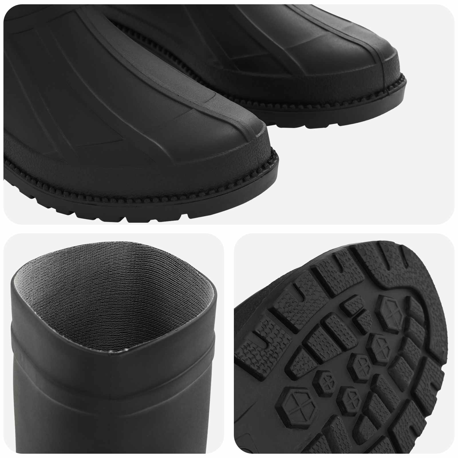 Regenstiefel PVC Größe 38 Schwarz