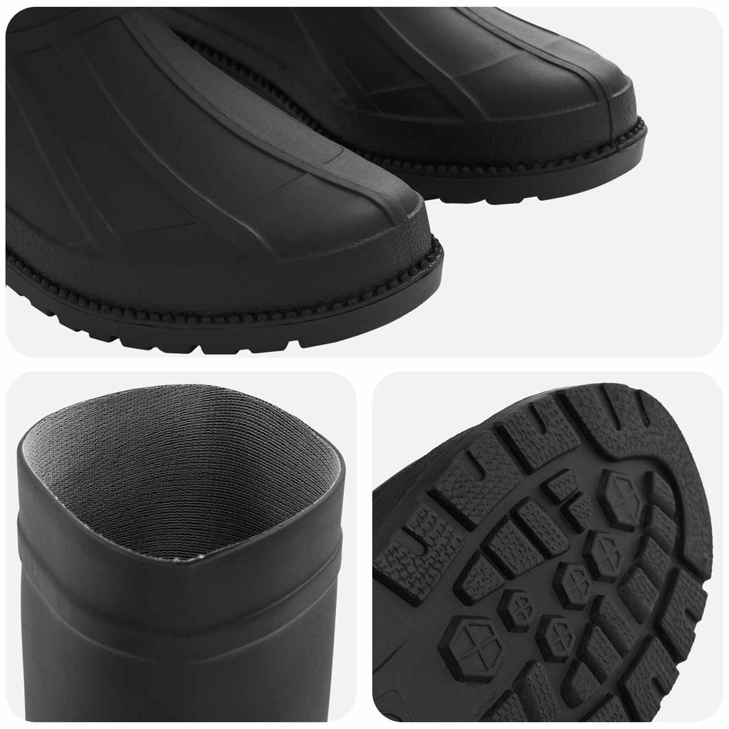 Regenstiefel PVC Größe 39 Schwarz