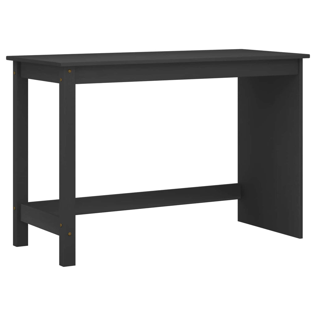 Desk und Rolling Cabinet Set MOSS 2 pcs Schwarz
