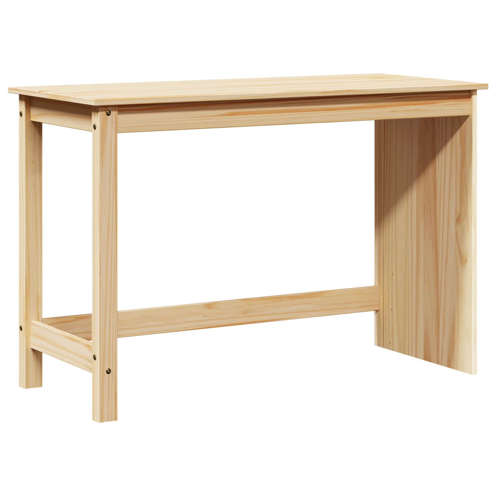 Desk und Rolling Cabinet Set MOSS 2 pcs Braun