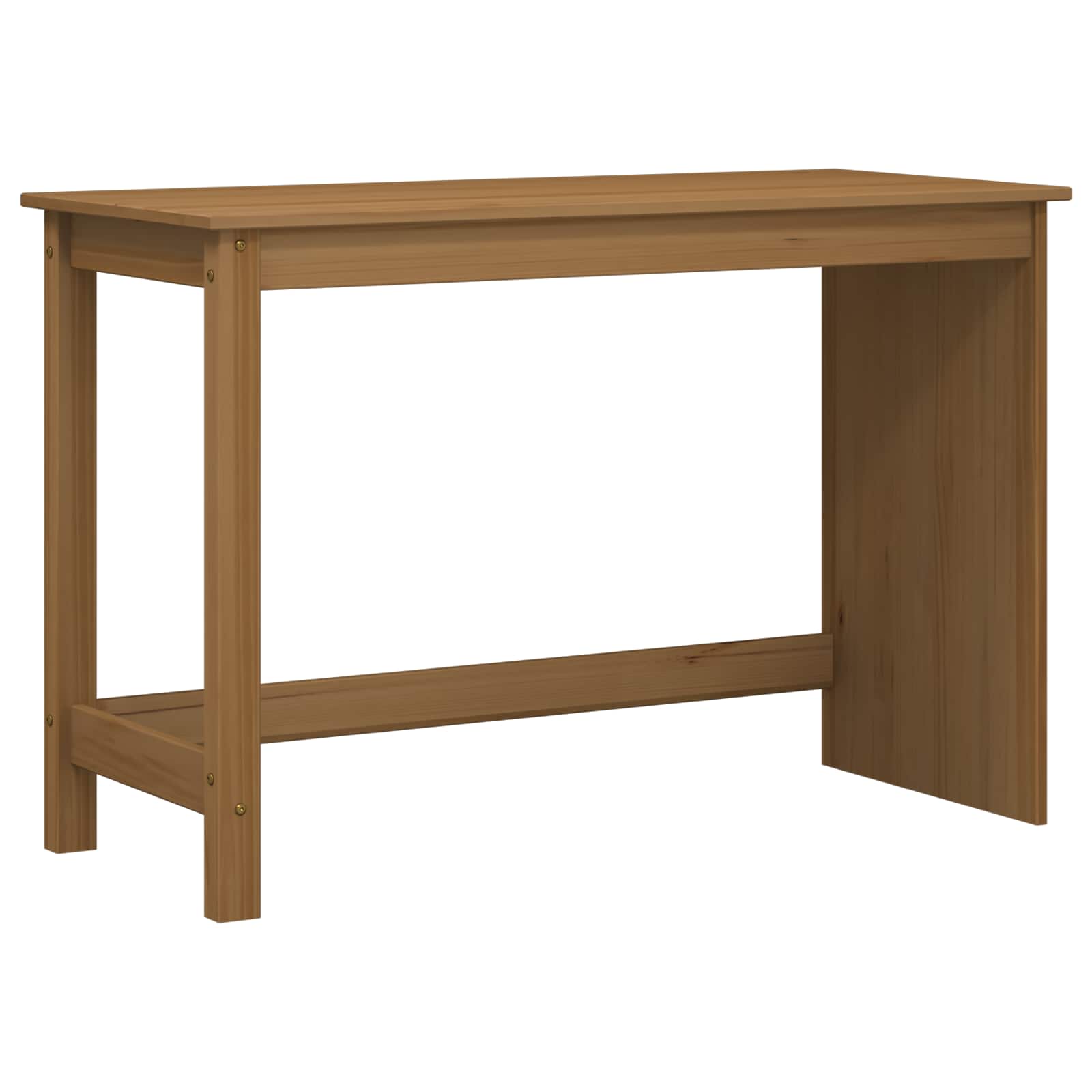 Desk und Rolling Cabinet Set MOSS 2 pcs Honigbraun