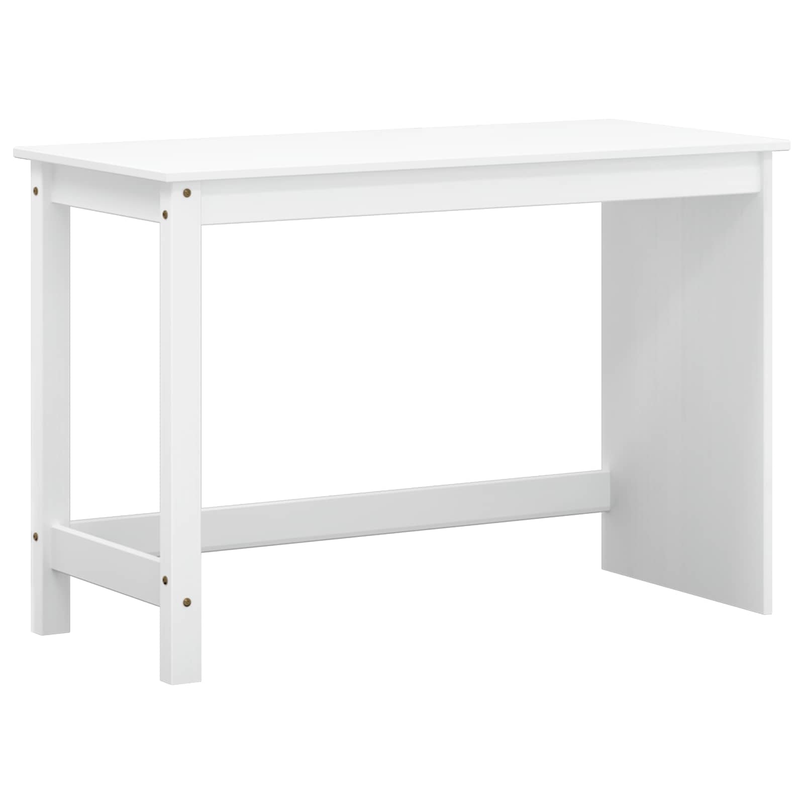 Desk und Rolling Cabinet Set MOSS 2 pcs Weiß