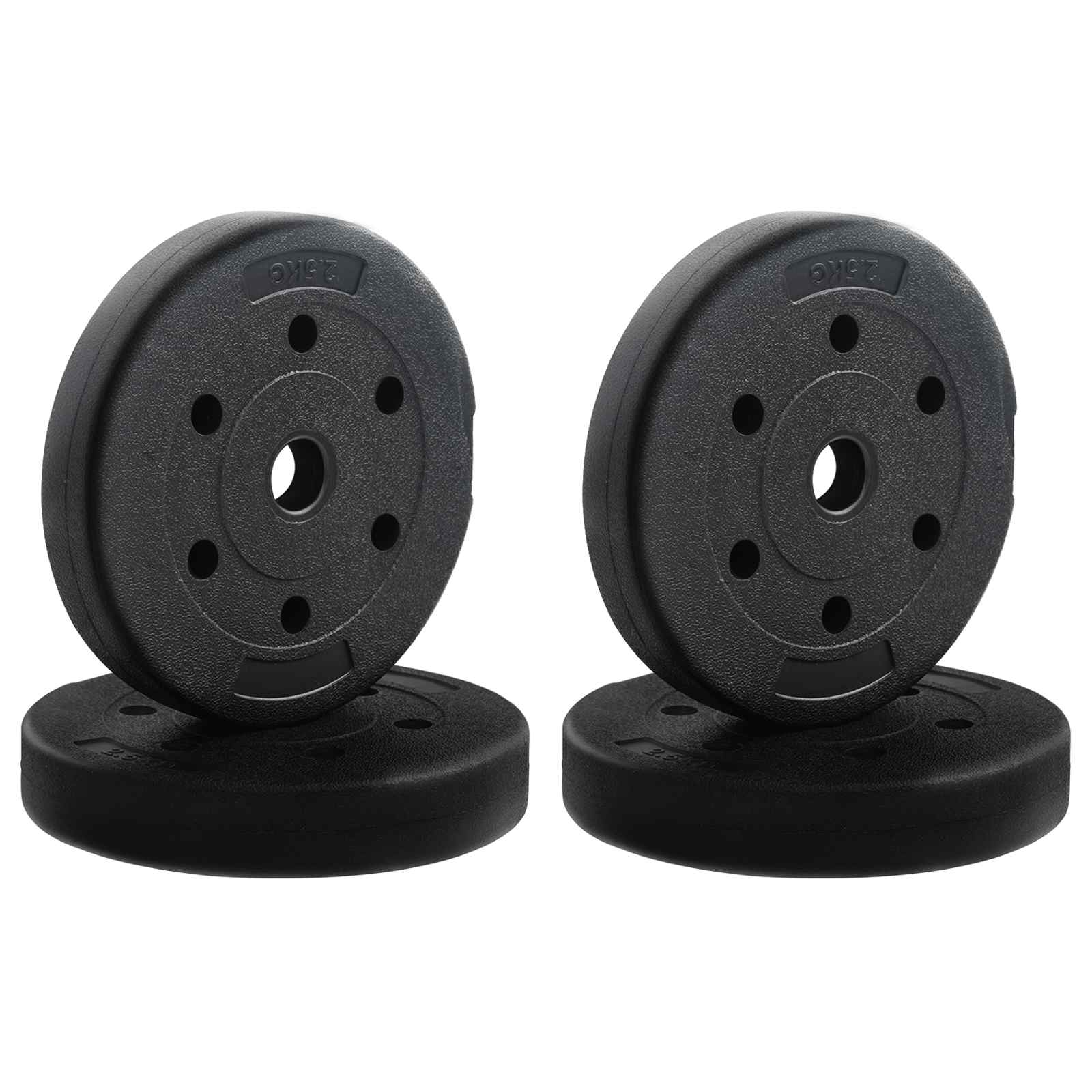 4-in-1 Hantelset 40kg Schwarz und Blau Zement und Eisensand
