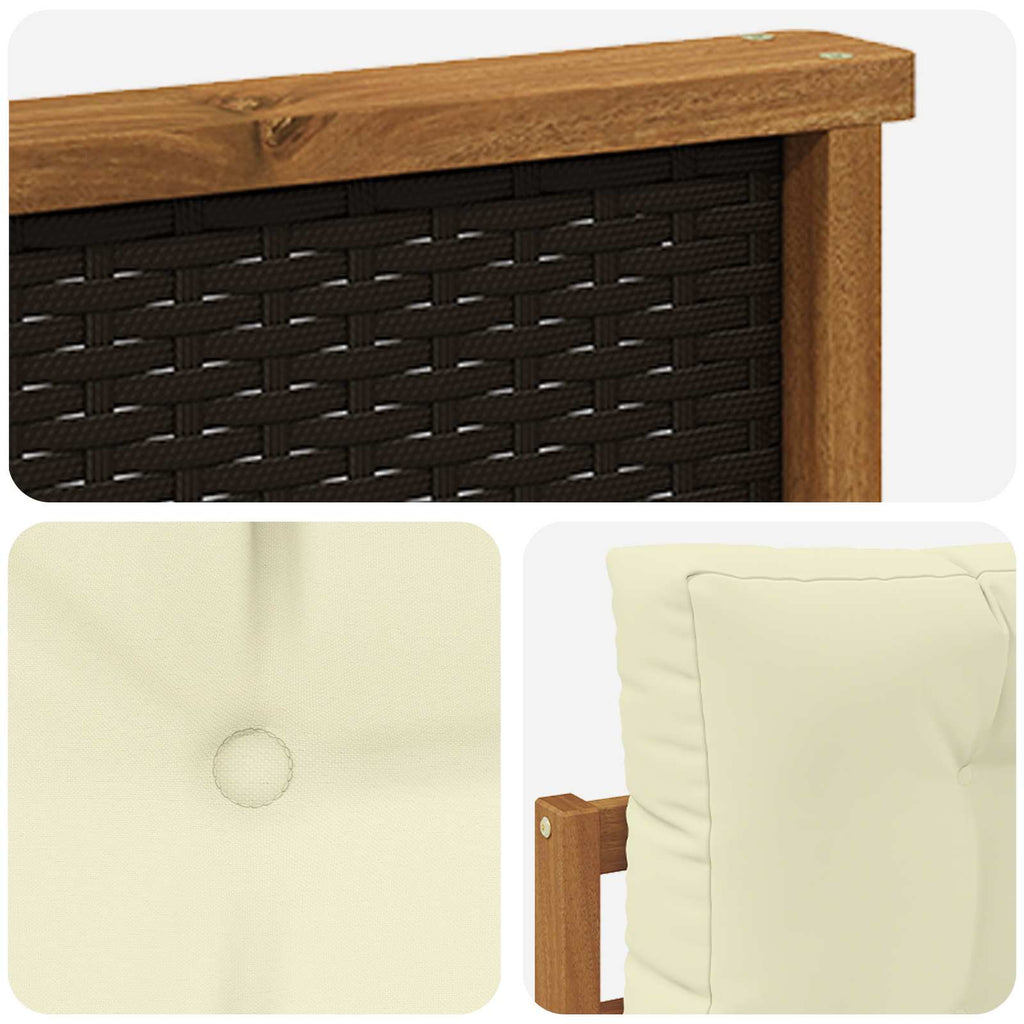 Outdoor Mittelsofa Natur