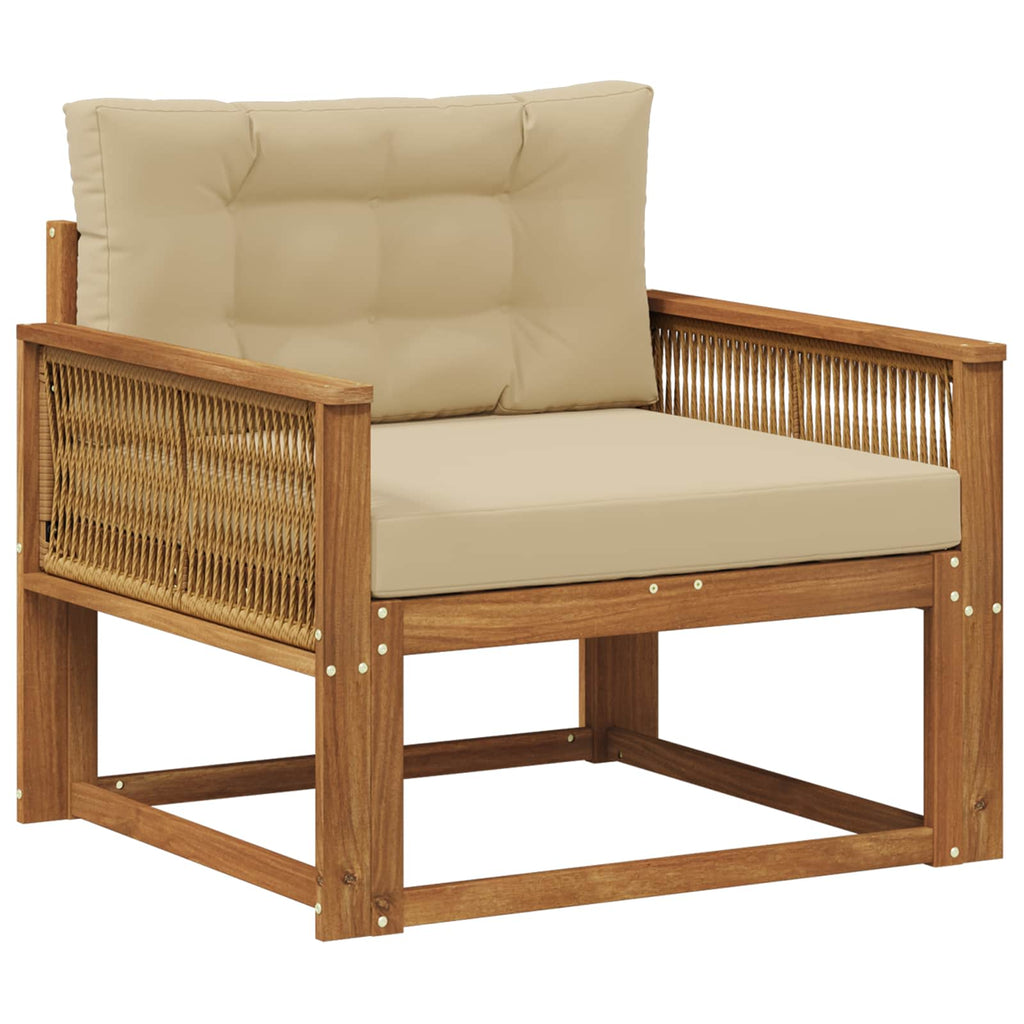Outdoor Mittelsofa Natur