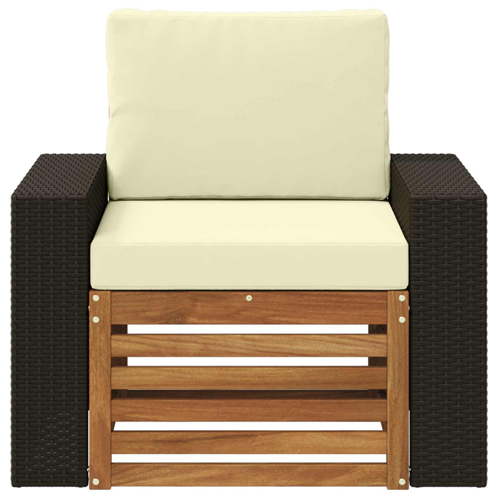 Outdoor Mittelsofa Natur