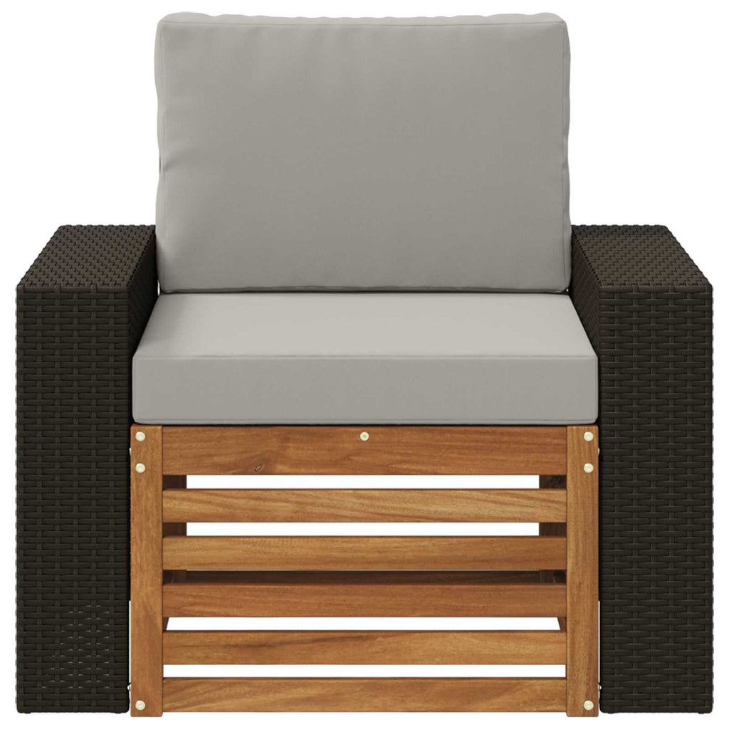 Outdoor Mittelsofa Natur