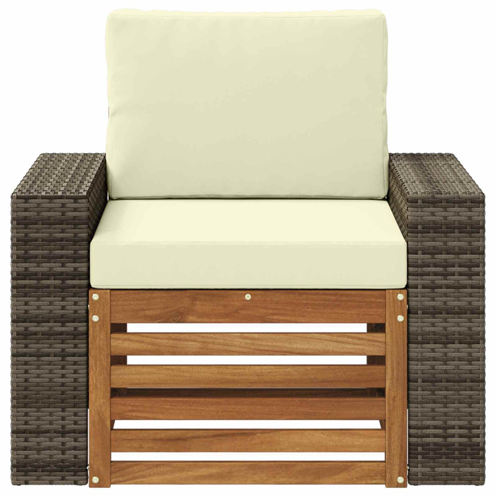 Outdoor Mittelsofa Natur