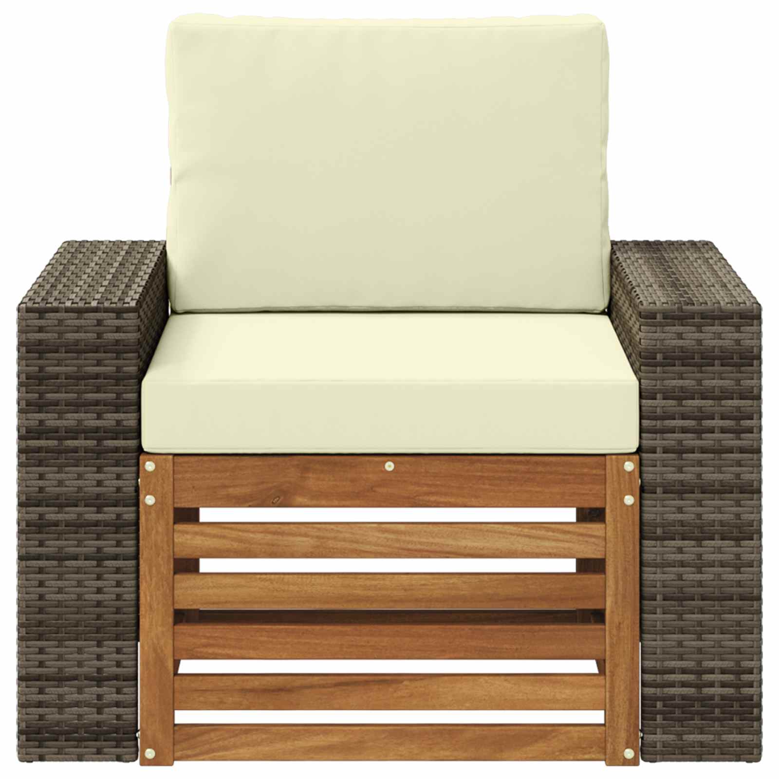 Outdoor Mittelsofa Natur
