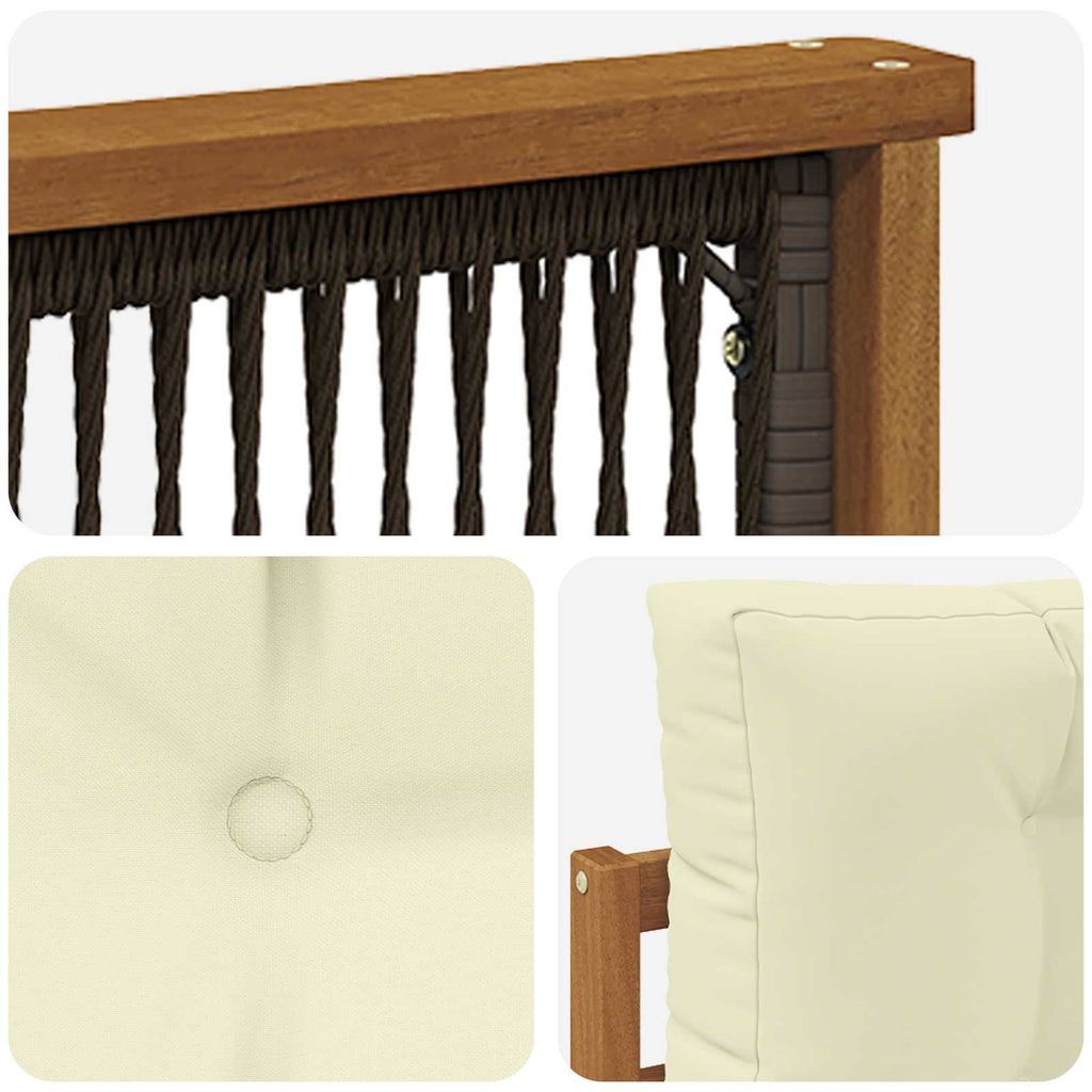 Outdoor Mittelsofa Natur