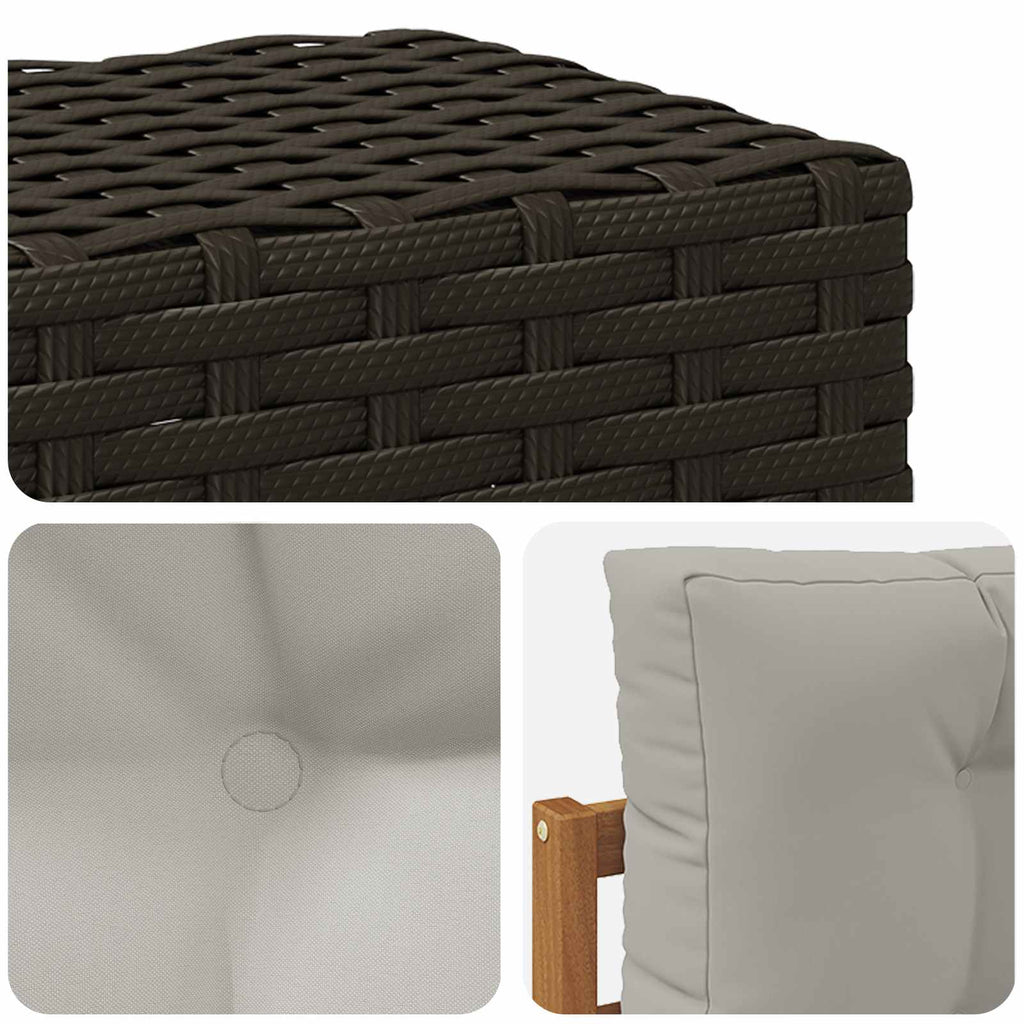 Outdoor Mittelsofa Natur