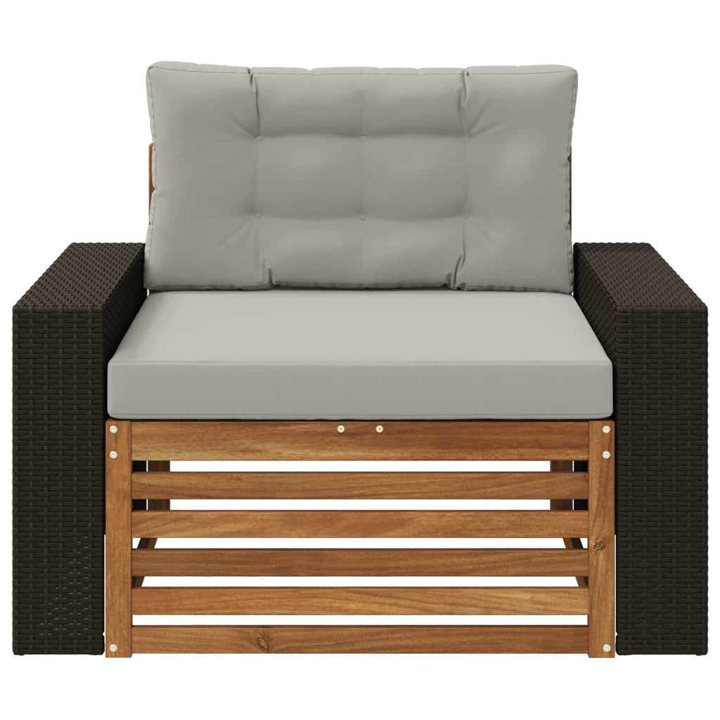 Outdoor Mittelsofa Natur