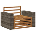 Outdoor Mittelsofa Natur