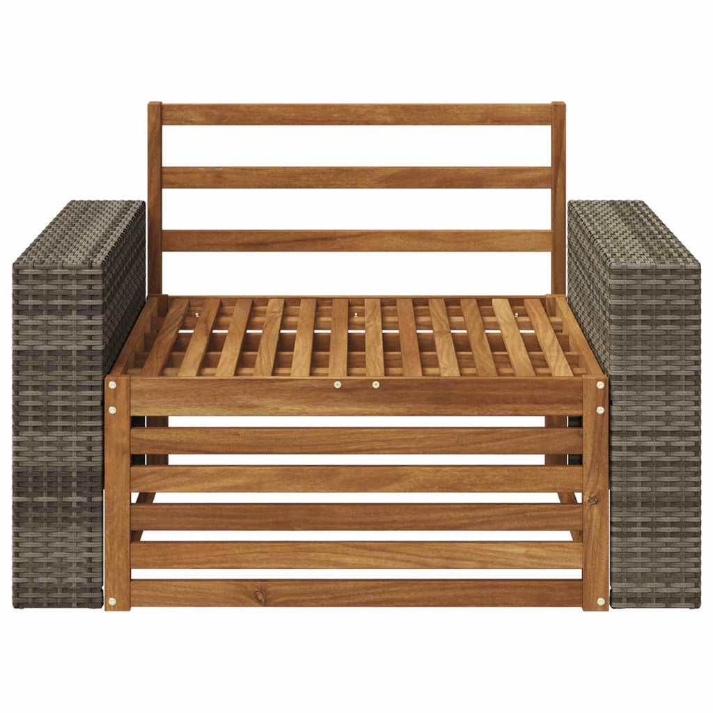Outdoor Mittelsofa Natur