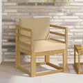 2 Stück Outdoor-Sofagarnitur Polyester Weiß und Beige