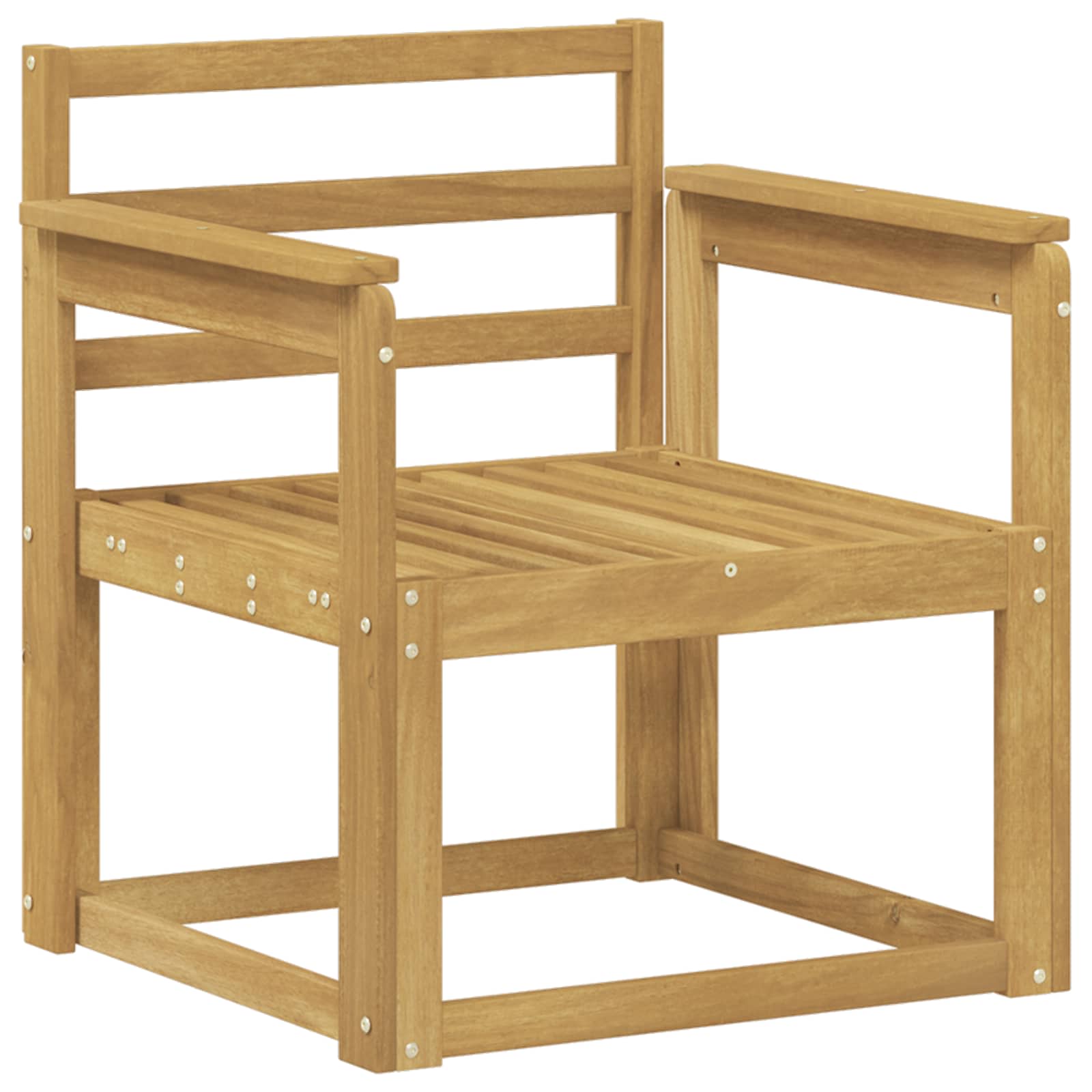 Outdoor-Sofagarnitur Massivholz Akazie Weiß