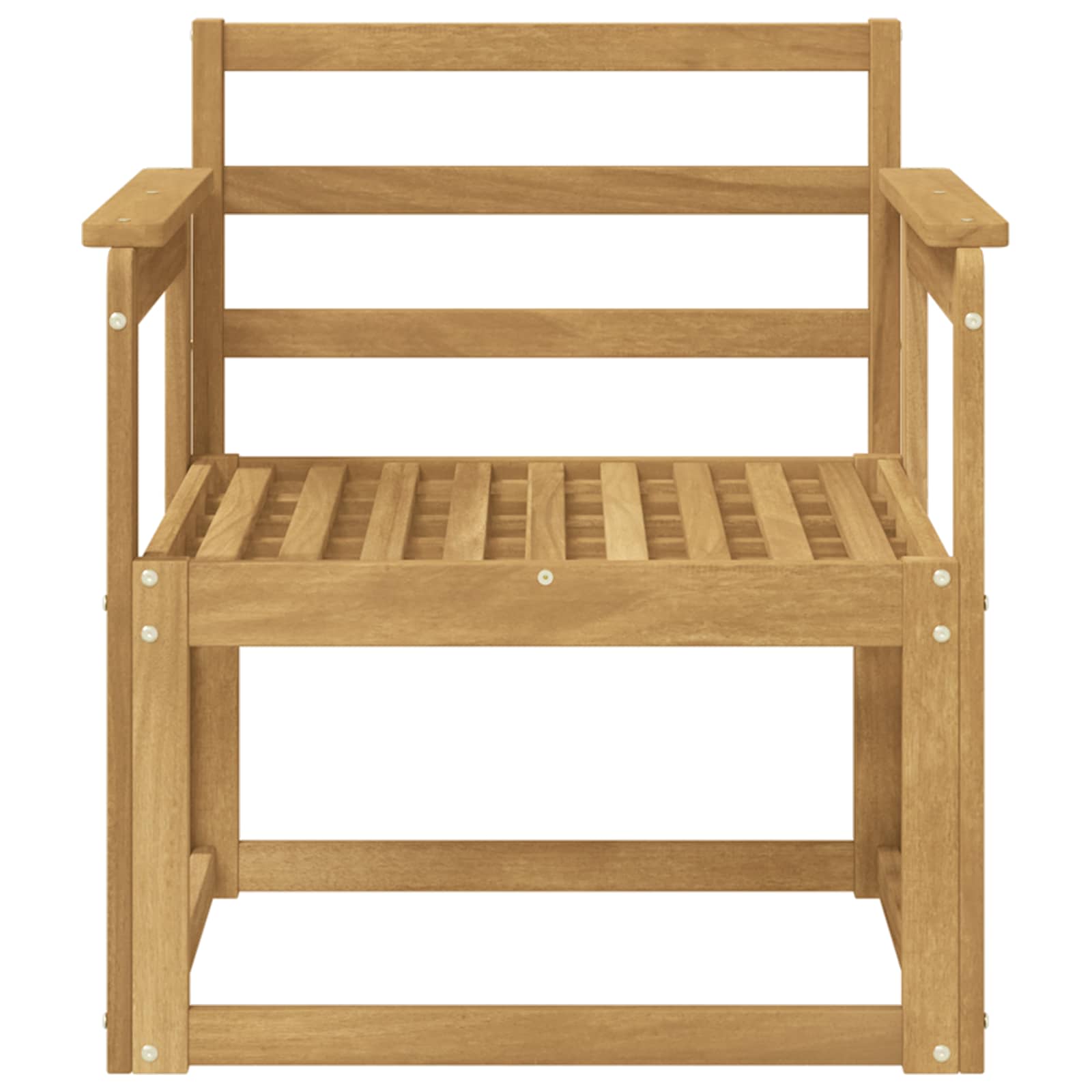 Outdoor-Sofagarnitur Massivholz Akazie Weiß