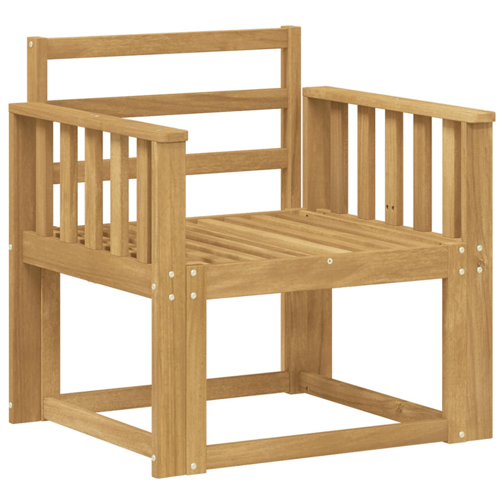 Outdoor-Sofagarnitur Massivholz Akazie Weiß