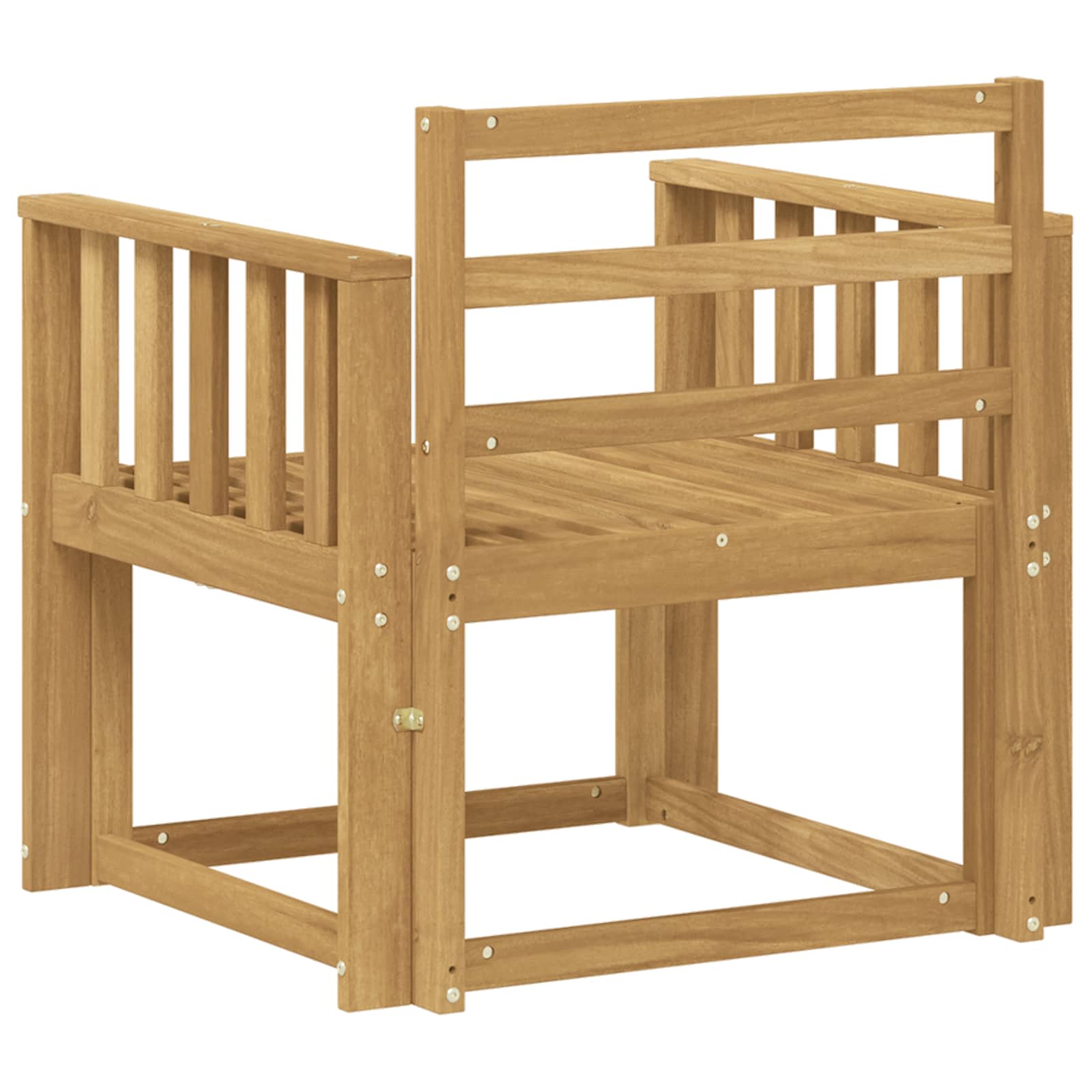 Outdoor-Sofagarnitur Massivholz Akazie Weiß