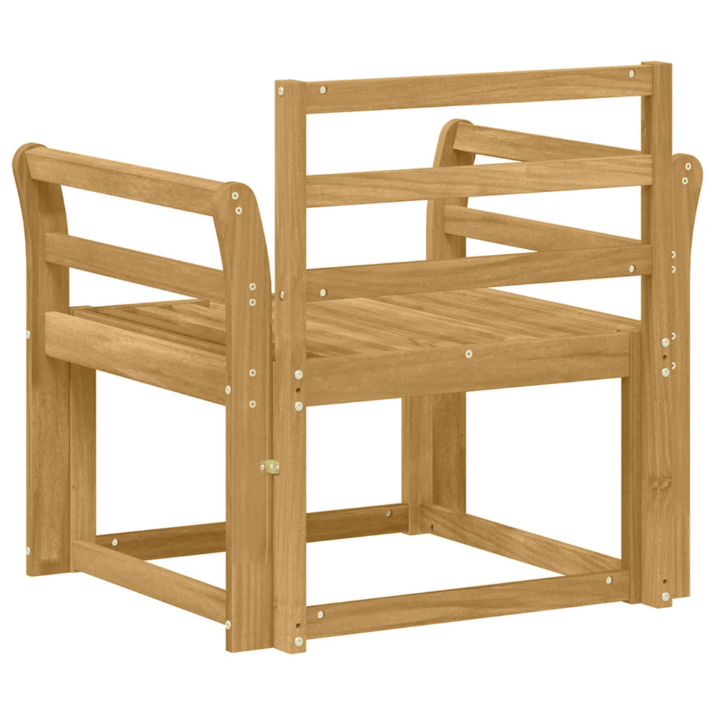 Outdoor-Sofagarnitur Massivholz Akazie Weiß