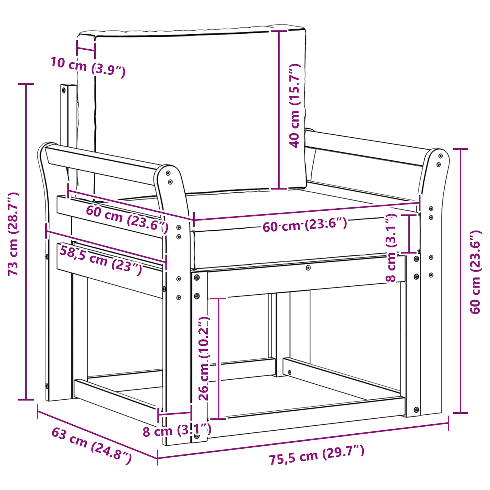 2 Stück Outdoor-Sofagarnitur Polyester Weiß und Creme