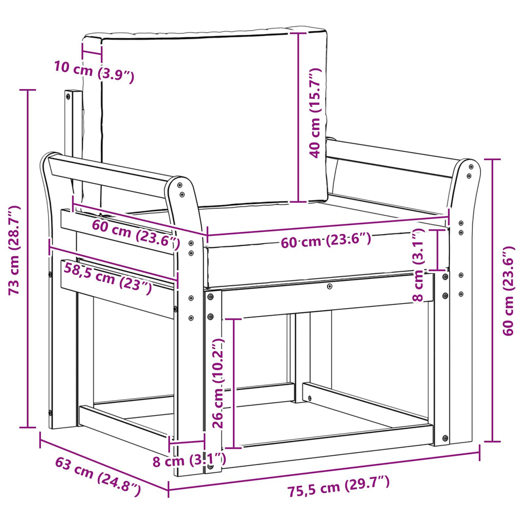 2 Stück Outdoor-Sofagarnitur Polyester Weiß und Anthrazit