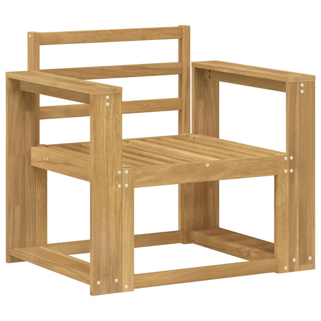 Outdoor-Sofagarnitur Massivholz Akazie Weiß