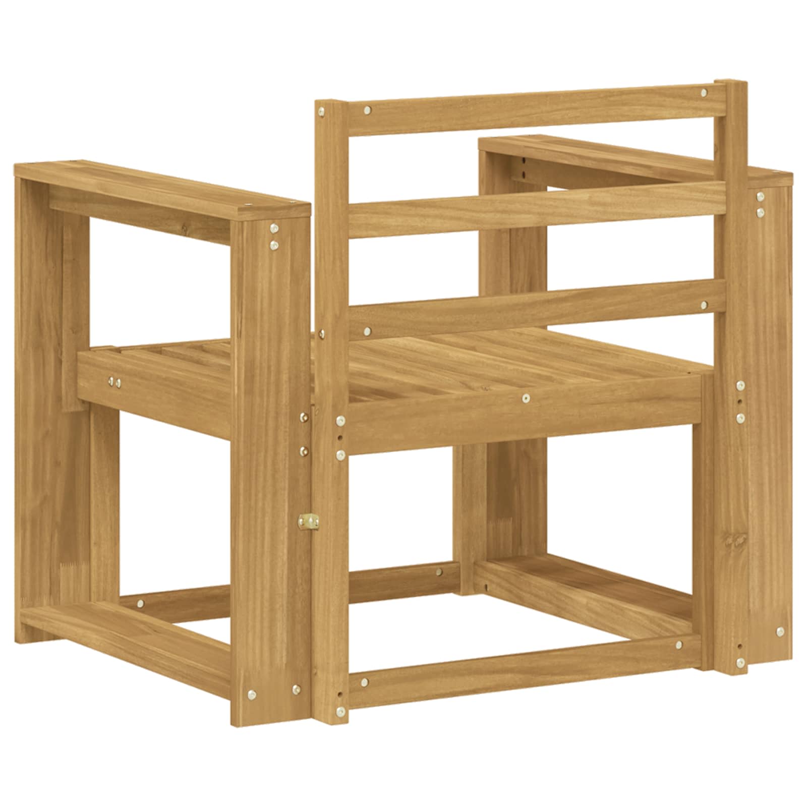 Outdoor-Sofagarnitur Massivholz Akazie Weiß