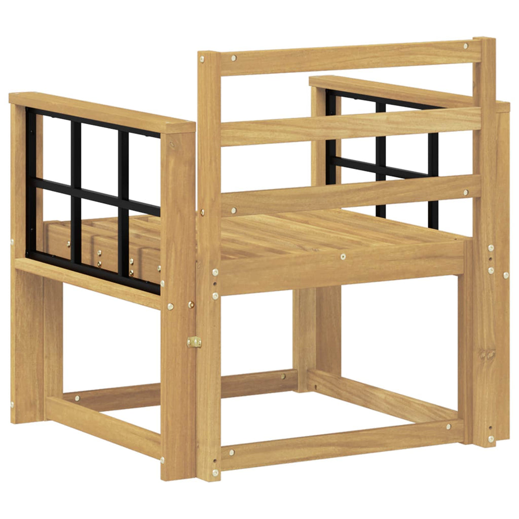 Outdoor-Sofagarnitur Massivholz Akazie Weiß