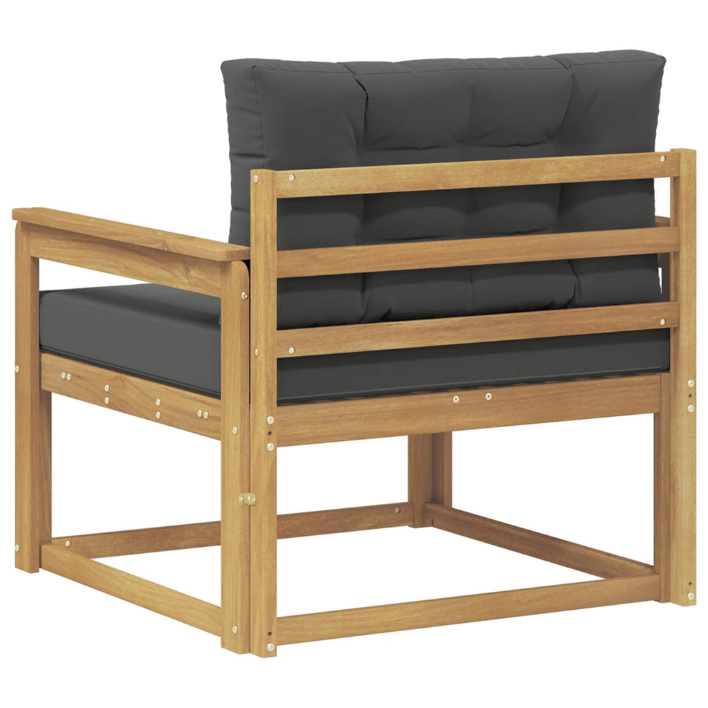Outdoor Mittelsofa Polyester Weiß