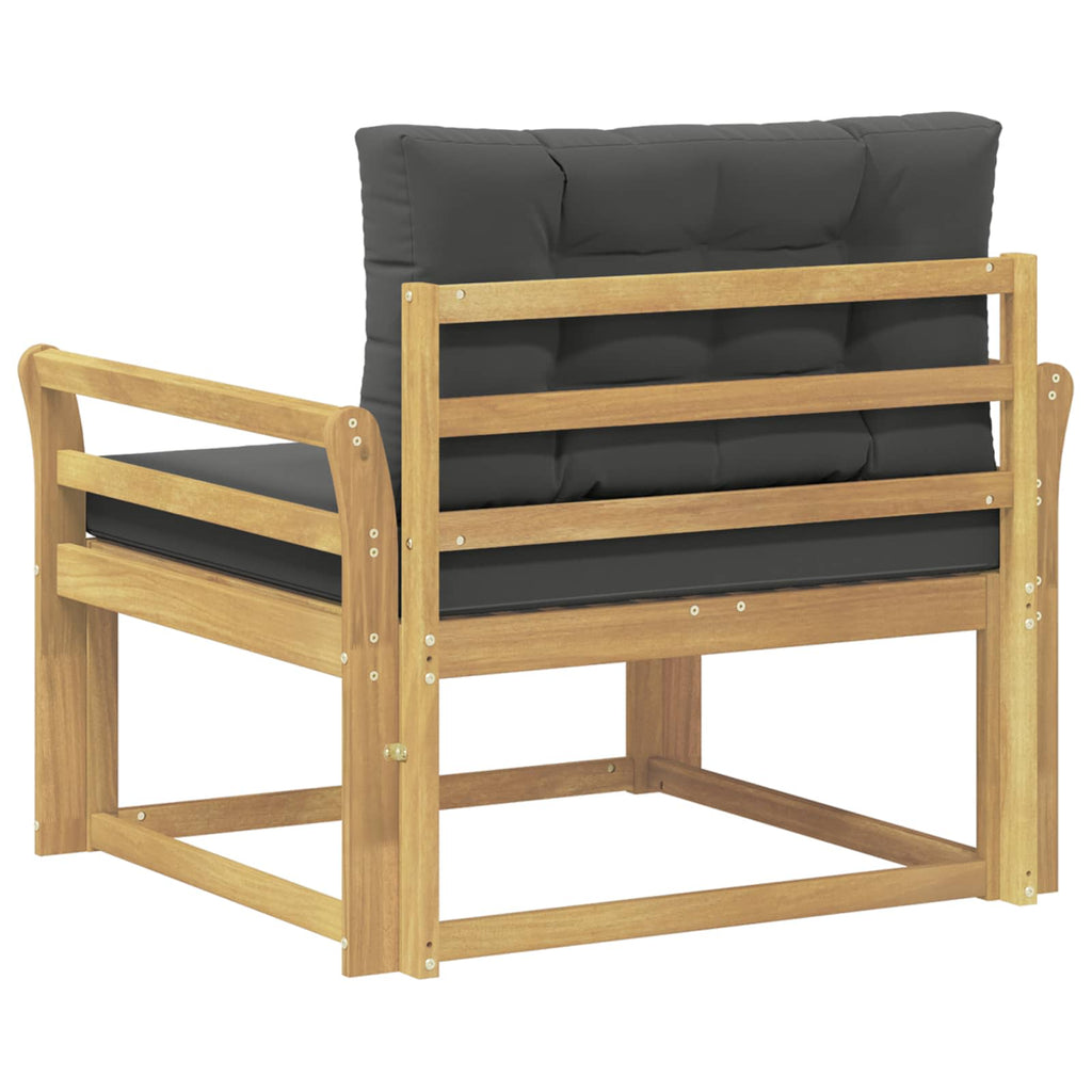 Outdoor Mittelsofa Polyester Weiß