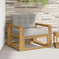 Outdoor Mittelsofa Polyester Weiß