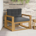 Outdoor Mittelsofa Polyester Weiß