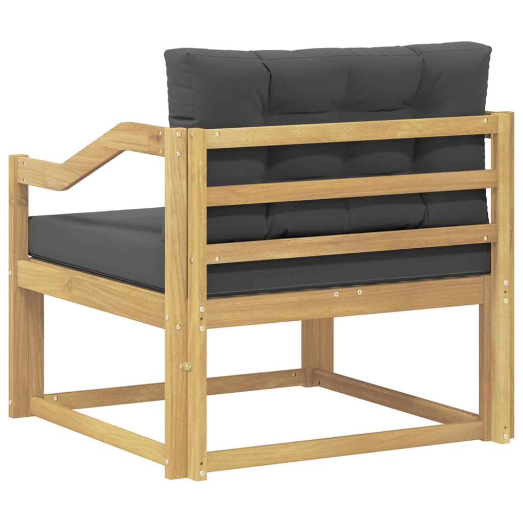 Outdoor Mittelsofa Polyester Weiß