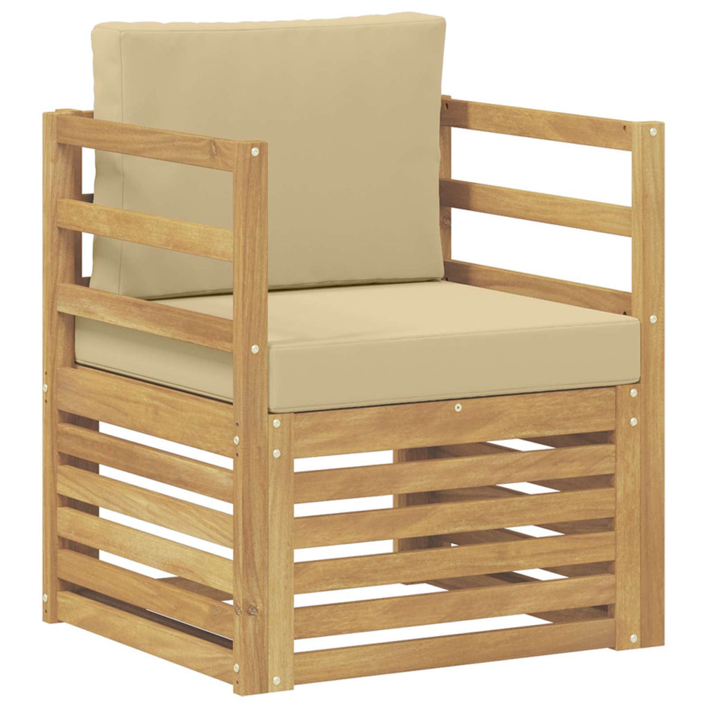 Outdoor-Sofa Polyester Weiß