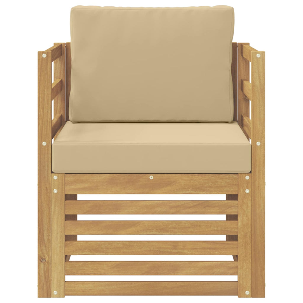 Outdoor-Sofa Polyester Weiß
