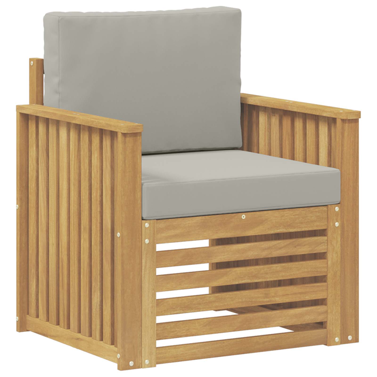 Outdoor-Sofagarnitur Polyester Weiß