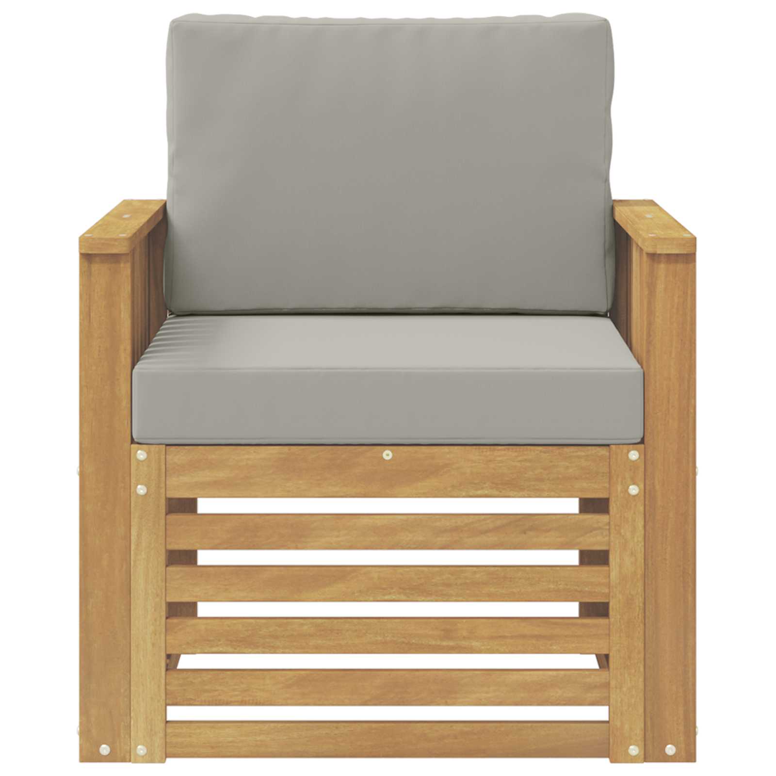 Outdoor-Sofagarnitur Polyester Weiß