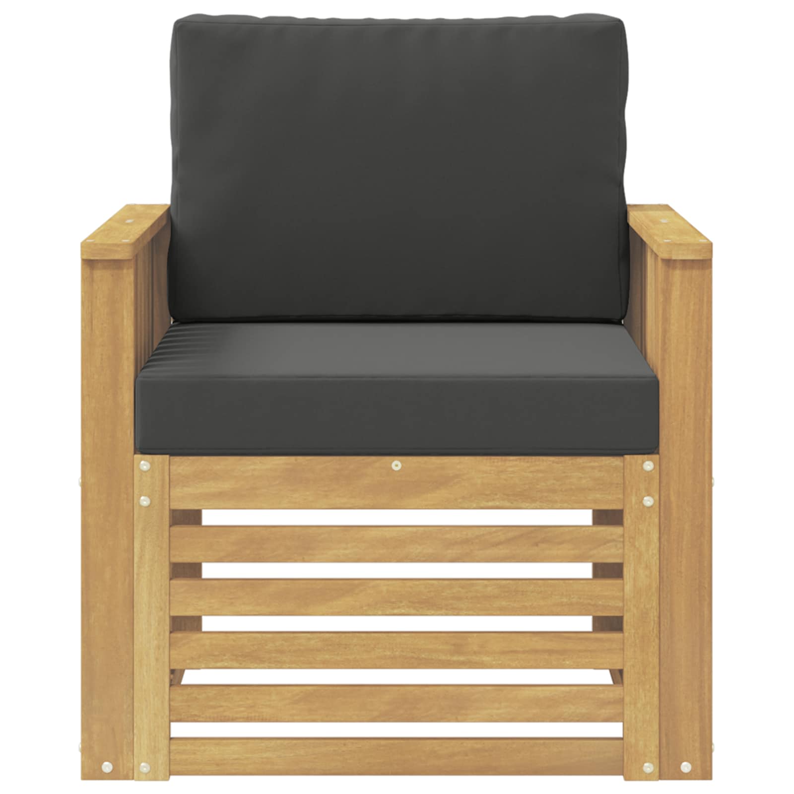 Outdoor-Sofagarnitur Polyester Weiß