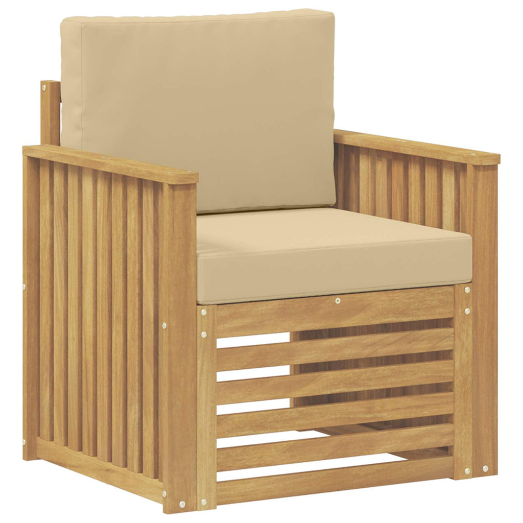 Outdoor-Sofagarnitur Polyester Weiß