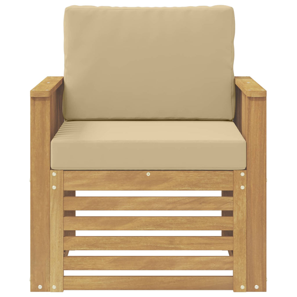Outdoor-Sofagarnitur Polyester Weiß