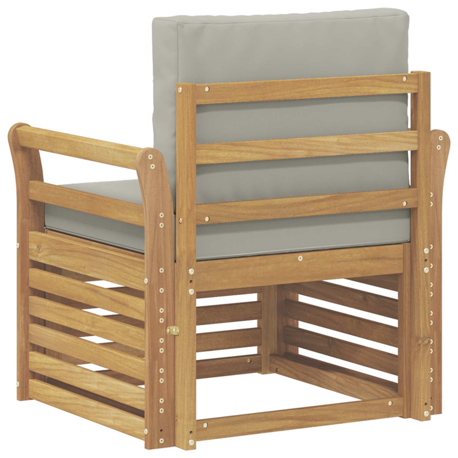 Outdoor-Sofagarnitur Polyester Weiß