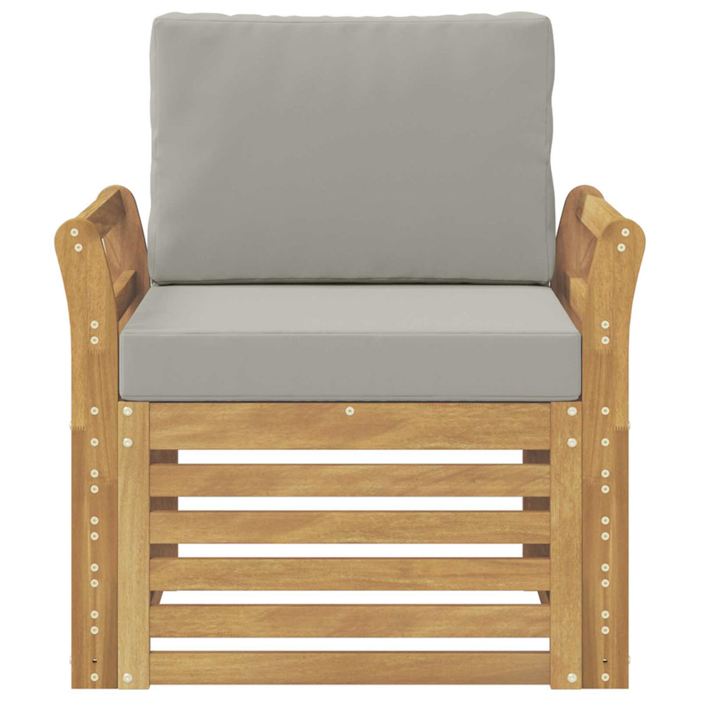 Outdoor-Sofagarnitur Polyester Weiß