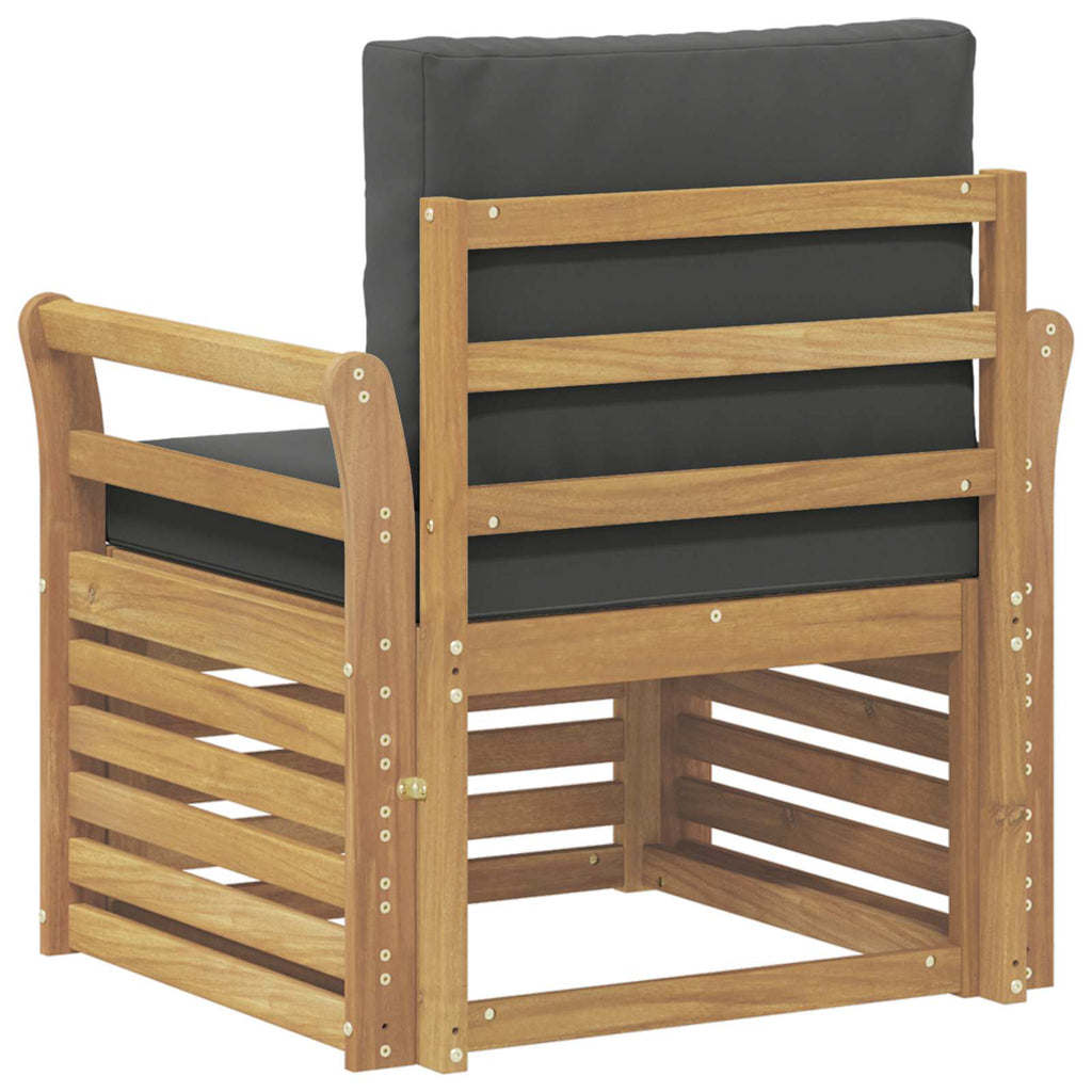 Outdoor-Sofagarnitur Polyester Weiß