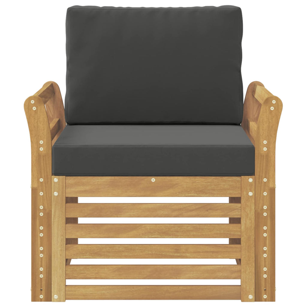 Outdoor-Sofagarnitur Polyester Weiß