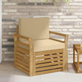 Outdoor-Sofagarnitur Polyester Weiß