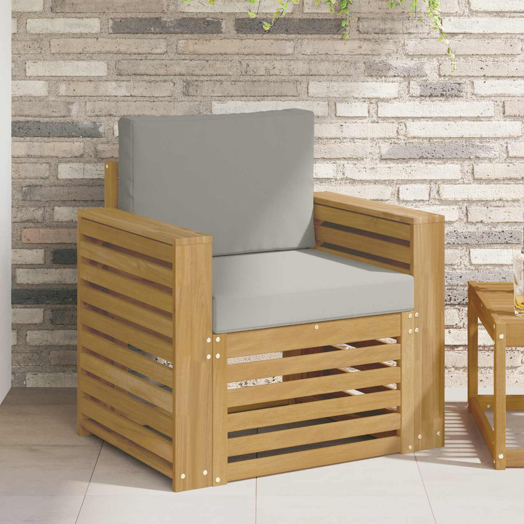 Outdoor-Sofagarnitur Polyester Weiß