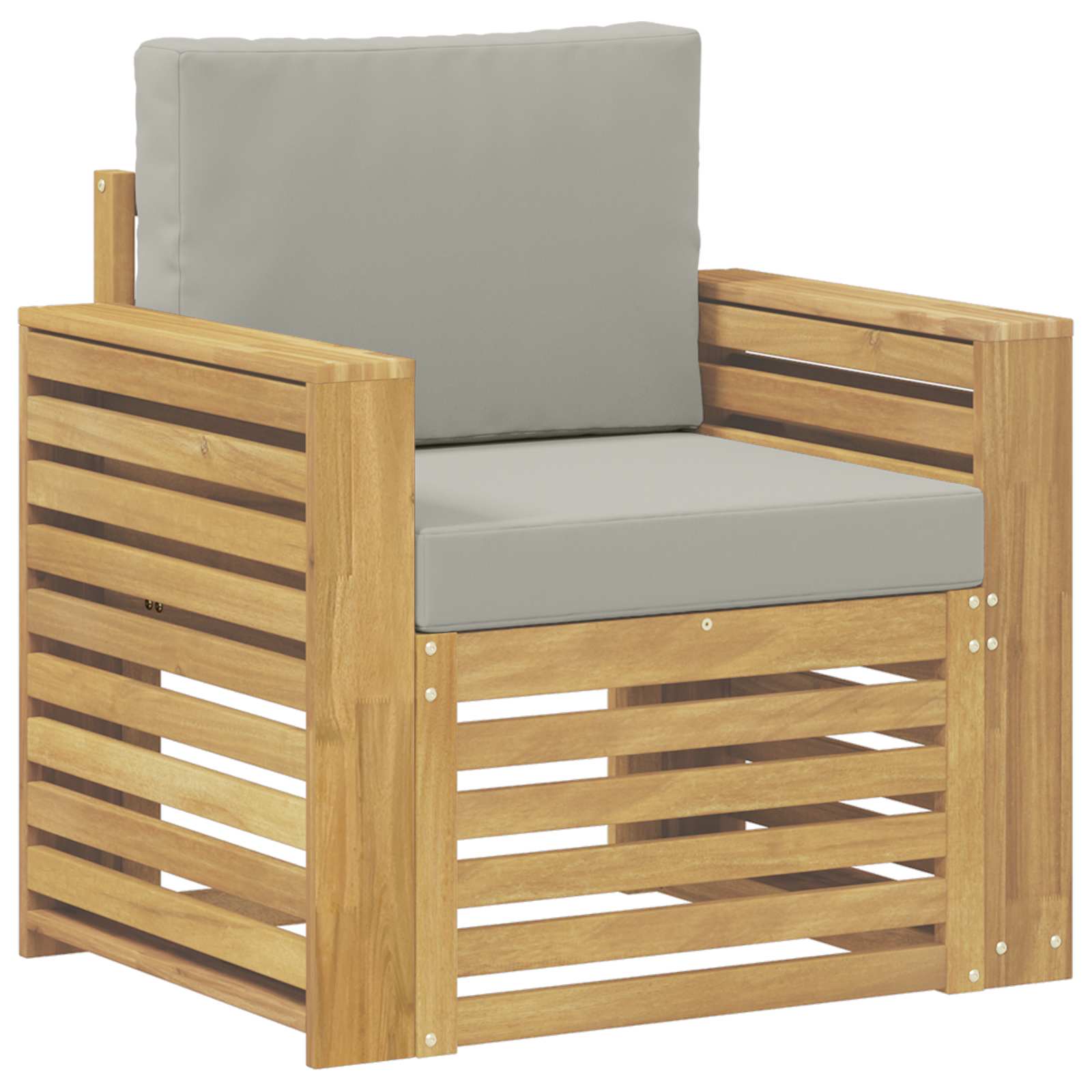 Outdoor-Sofagarnitur Polyester Weiß